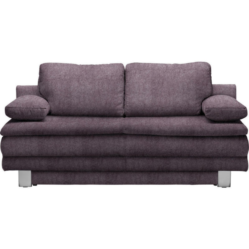 Schlafsofa in Webstoff Rosa