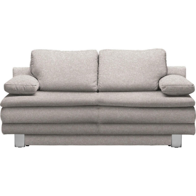 Schlafsofa in Webstoff Naturfarben