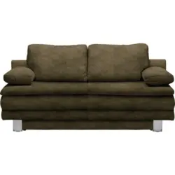 Schlafsofa in Flachgewebe Grün