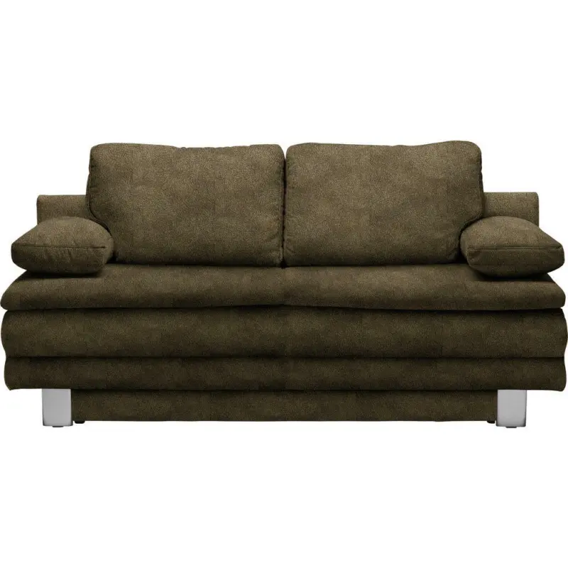 Schlafsofa in Flachgewebe Grün