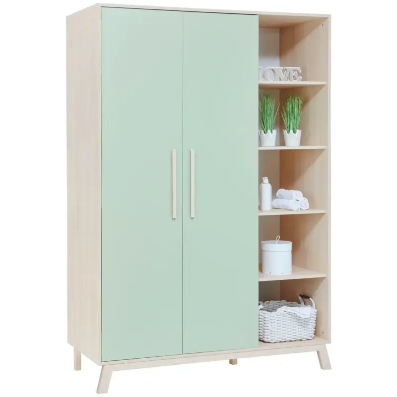 Babykleiderschrank Avocado