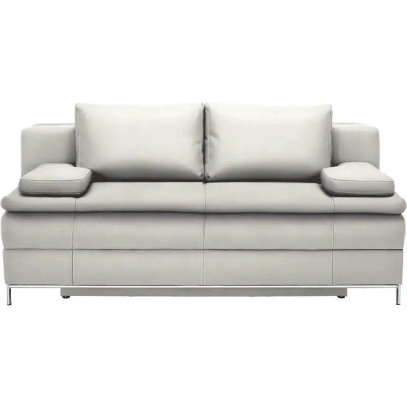 Boxspringsofa in Webstoff Weiß