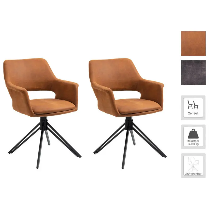 Armlehnstuhl in Stahl