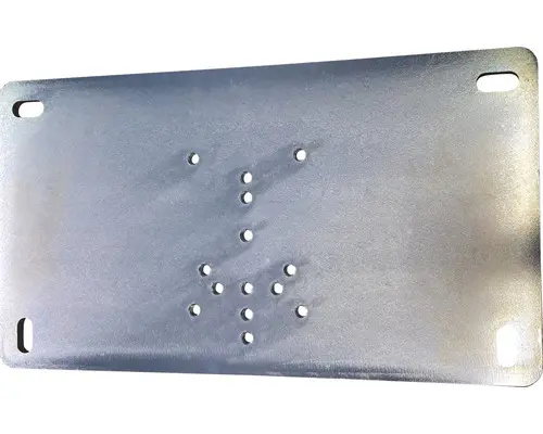 SOLUNA Universal Montaegplatte 450x250 mm RAL 8022 schwarzbraun für SOLUNA Markisen Comfort, Concept, Exclusiv ,Exquisit, Proof, Trend