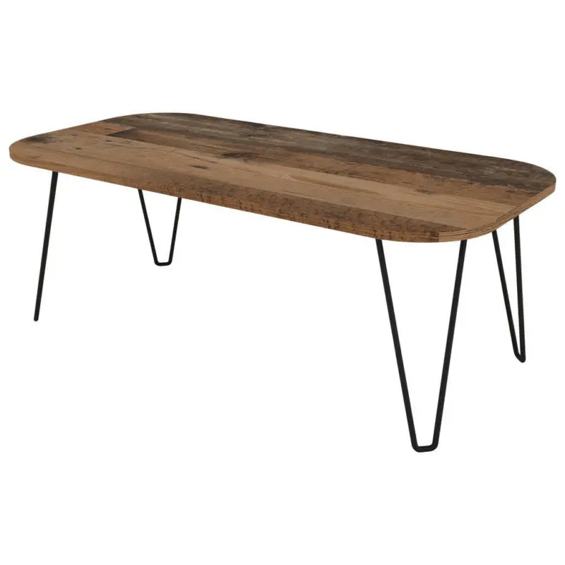 Couchtisch in Metall, Holzwerkstoff 110/55/40 cm