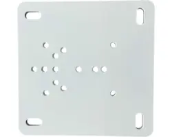 SOLUNA Universal Montageplatte 450x250 mm RAL 9010 reinweiß für SOLUNA Markisen Comfort, Concept, Exclusiv ,Exquisit, Proof, Trend