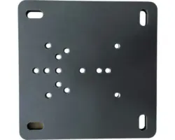 SOLUNA Universal Montageplatte 250x250 mm RAL 8022 schwarzbraun für SOLUNA Markisen Comfort, Concept, Exclusiv ,Exquisit, Proof, Trend