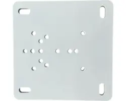 SOLUNA Universal Montageplatte 250x250 mm RAL 9010 reinweiß für SOLUNA Markisen Comfort, Concept, Exclusiv ,Exquisit, Proof, Trend