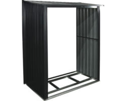 Kaminholzunterstand 153 x 81 x 170 cm anthrazit