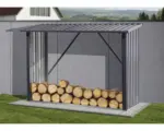 Hornbach Kaminholzunterstand XL 217 x 89 x 154,5 cm anthrazit