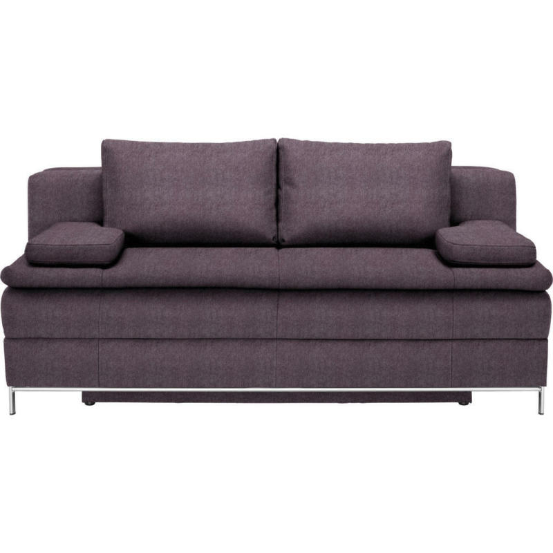 Boxspringsofa in Webstoff Rosa