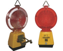 LED Warnblinklampe rot mit Dämmerungsschalter