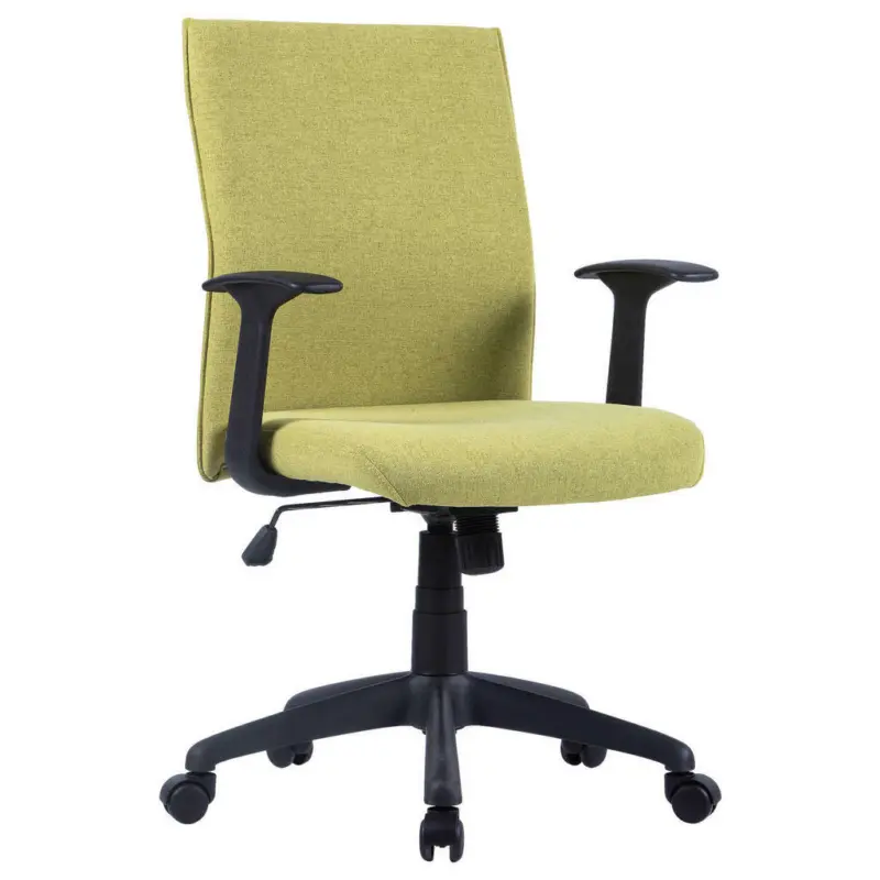 Drehstuhl in Webstoff Grün