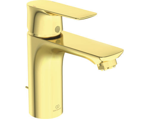 Waschtischarmatur Ideal Standard Connect Air mit hohem Auslauf A7022A2 brushed gold glänzend gebürstet