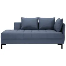 Liege in Webstoff Blau