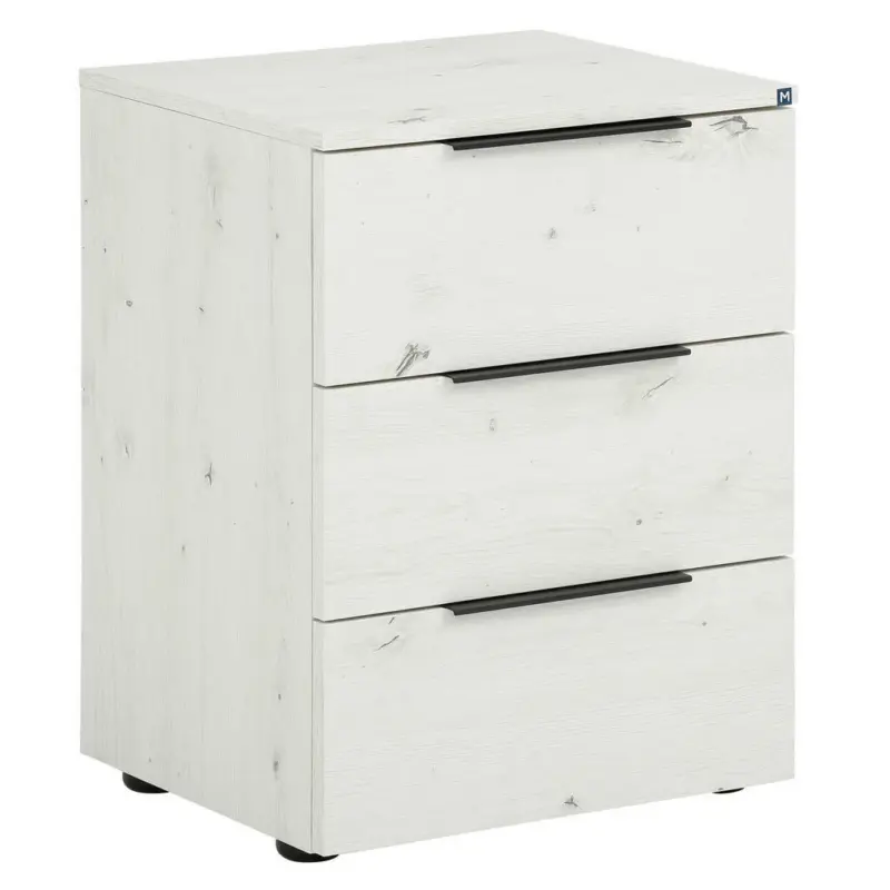 Nachtkästchen in Weiß