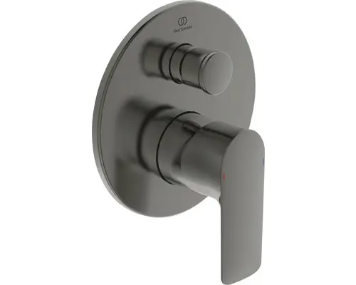 Unterputz-Badewannenmischer Ideal Standard Connect Air magnetic A7035A5 grey glänzend gebürstet