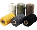 Hornbach Macramé-Kordel 4mm, 6 Rollen sortierte Farben