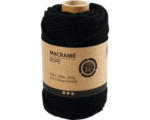 Hornbach Makramee Garn 4 mm, schwarz, dreifädig