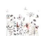 Hornbach Fototapete Vlies 253290 Bambino XIX Blumen lila 5-tlg. 250 x 280 cm