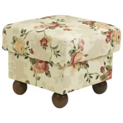 Hocker in Textil Multicolor