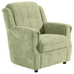 Sessel in Mikrofaser Grün