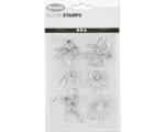 Hornbach Silikonstempel, 1 Blatt Sommermotiven