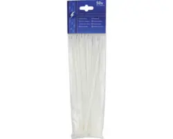 Kabelbinder 250x4,8 mm transparent 50 Stück