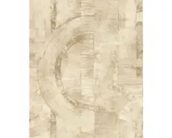 Vliestapete 554762 Composition Geometrisch beige creme