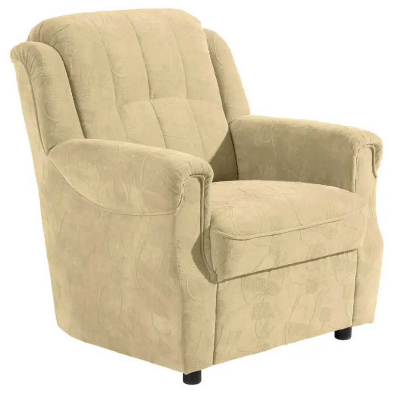 Sessel in Mikrofaser Beige