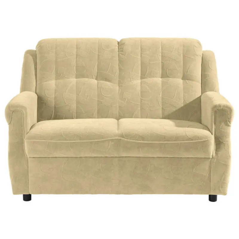 Zweisitzer-Sofa in Mikrofaser Beige
