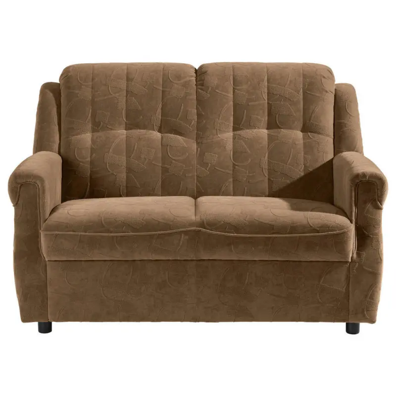 Zweisitzer-Sofa in Mikrofaser Braun