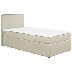 Boxbett 90/200 cm in Beige