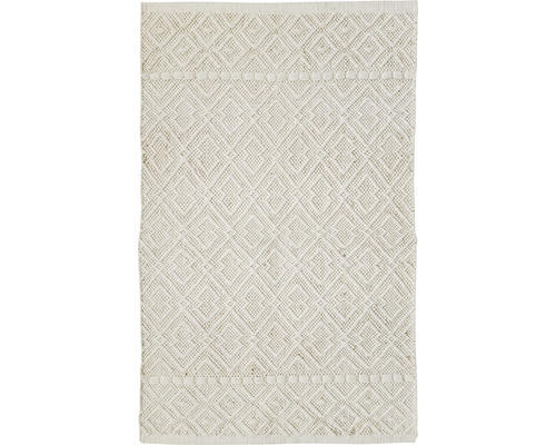 Fleckerlteppich Vida beige 65x130 cm