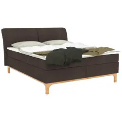 Boxspringbett 160/200 cm in Dunkelbraun