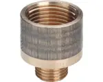 Hornbach Reduzierung Viega 1/2" IG3/8" AG Rotguss verchromt 3242