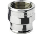 Hornbach Reduziermuffe Viega 1/2"x3/8" IG Rotguss verchromt 3240