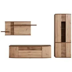 Wohnwand 313/208,6/50 cm in Eichefarben, Eiche Artisan