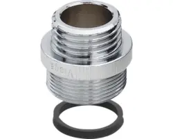 Übergangsstück Viega 3253 3/4"AG x M24 Rotguss verchromt