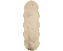 Kunstfell Romance Shape hellbraun 55x160cm