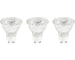 3x LED Reflektorlampe PAR16 GU10/4,9W(64W) 450 lm 6500 K tageslichtweiß klar 3 Stück 36°