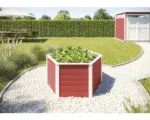 Hornbach Hochbeet klassisch weka 6-Eck 144 x 143 x 68,5 cm rot