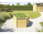 Hornbach Hochbeet klassisch weka 6-Eck 143 x 143 x 68,5 cm natur