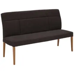 Sitzbank 206/99/64 cm in Braun, Eichefarben