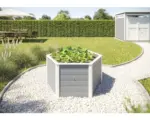 Hornbach Hochbeet klassisch weka 6-Eck 145 x 143 x 68,5 cm grau