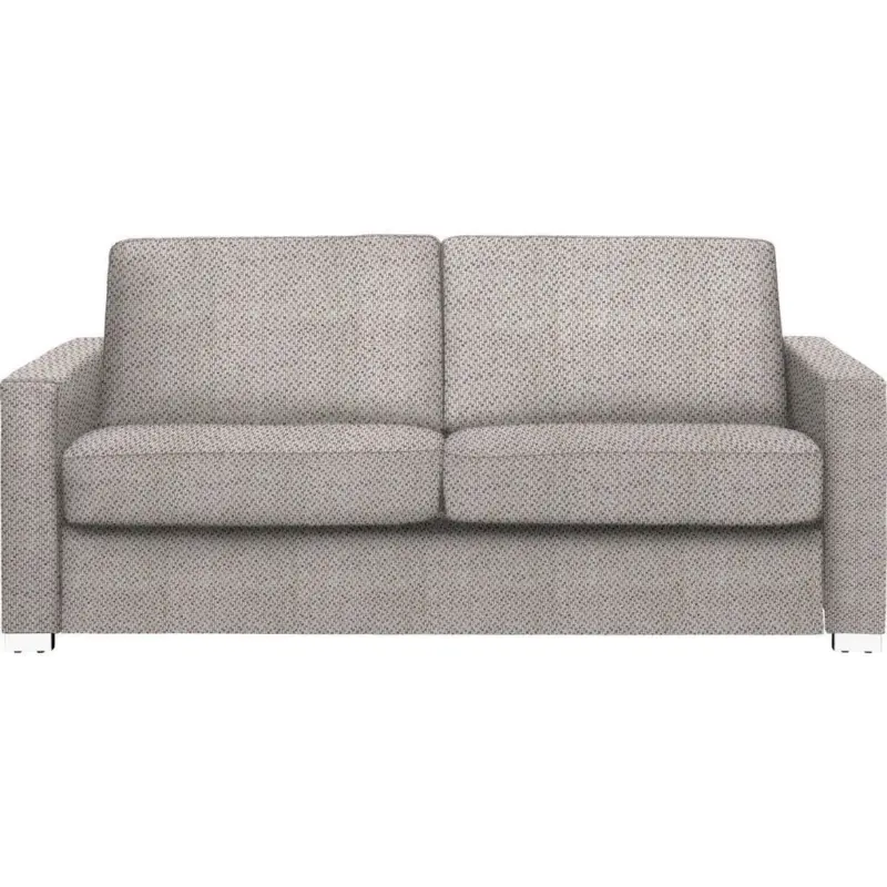 Schlafsofa in Webstoff Naturfarben