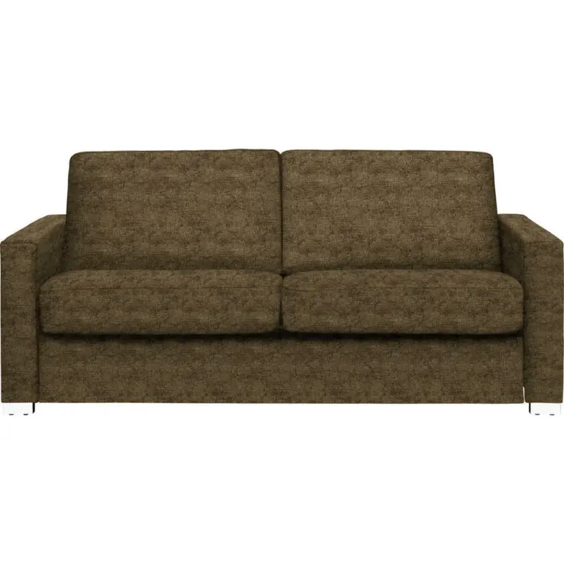 Schlafsofa in Webstoff Hellgrün