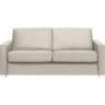 Schlafsofa in Webstoff Creme