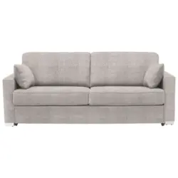 Schlafsofa in Webstoff Naturfarben