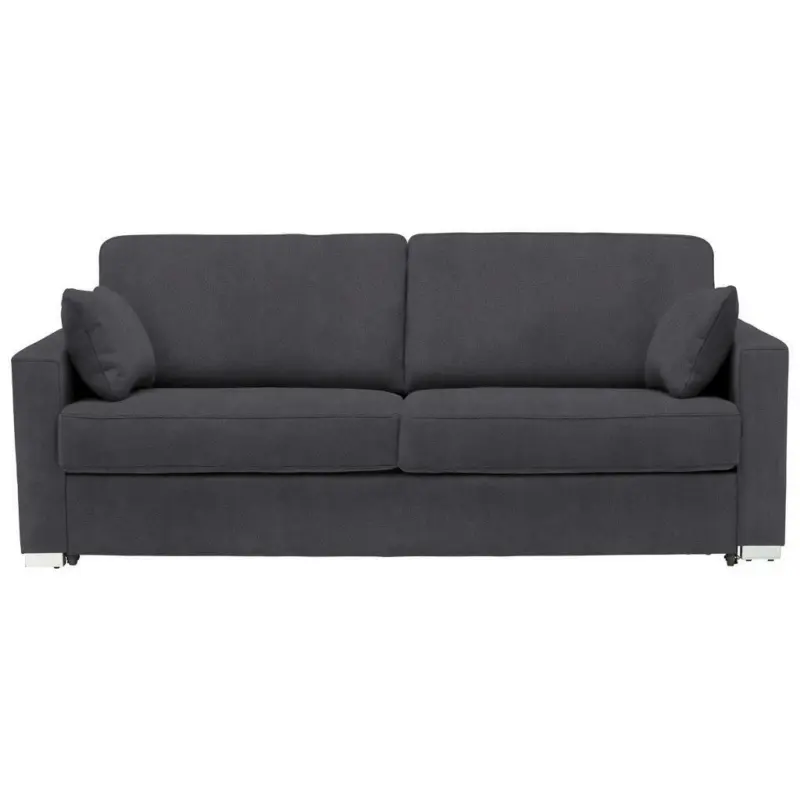 Schlafsofa in Flachgewebe Dunkelgrau